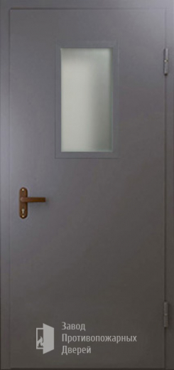 Фото двери «Техническая дверь №4 однопольная со стеклопакетом» в Санкт-Петербургу