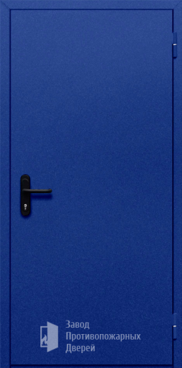 Фото двери «Однопольная глухая (синяя)» в Санкт-Петербургу