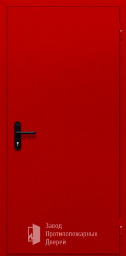 Фото двери «Однопольная глухая (красная)» в Санкт-Петербургу