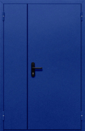 Фото двери «Полуторная глухая (синяя)» в Санкт-Петербургу