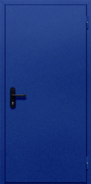 Фото двери «Однопольная глухая (синяя)» в Санкт-Петербургу